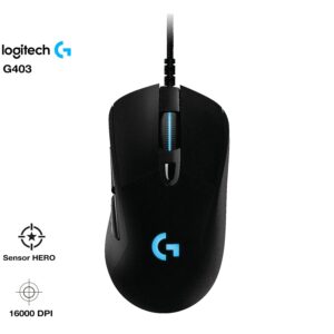 Mouse Logitech G403 Gaming Rgb Lighting / 16000dpi / Sensor Hero 16k