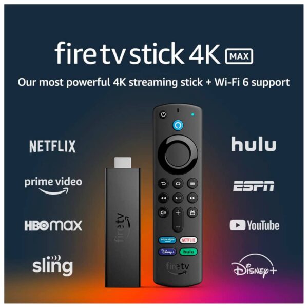 Amazon Fire Tv Stick 4k MAX Con Wi-fi 6E Y Control Remoto Por Voz Alexa