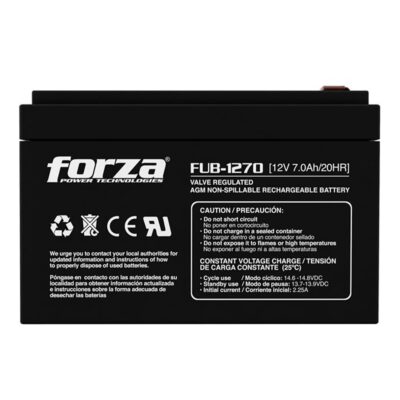 Bateria Seca Forza 12V 7.0Ah FUB-1270