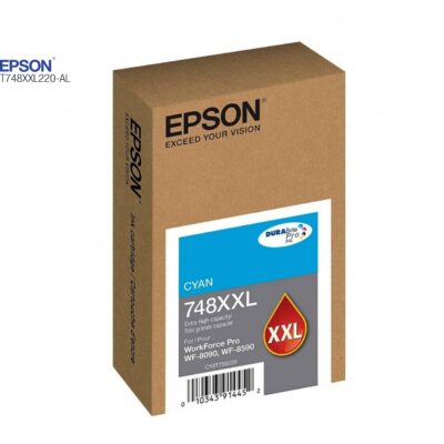 Bolsa De Tinta Epson T748XXL220-AL Cyan Epson Wf 6090/6590 7000paginas