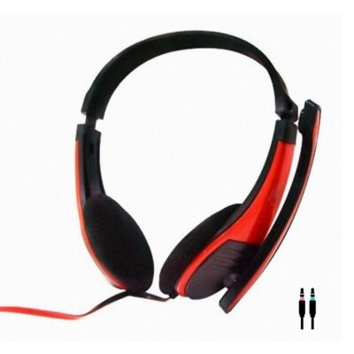 Headphone Geek Multimedia Para Pc Microfono Conector 2×3.5mm Negro