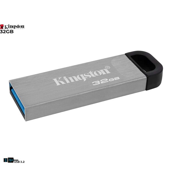 Pen Drive Kingston 32GB USB 3.2 DTKN/32GB Datatraveler Kyson – Metalica – Silver